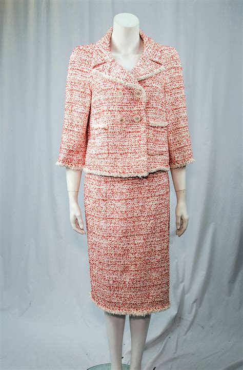 classic chanel tweed suit|Chanel tweed suit price.